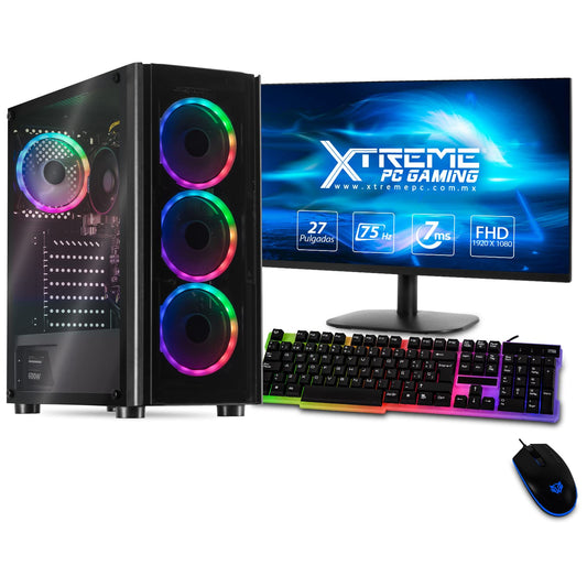 PC Gaming Xtreme AMD Radeon Ryzen 5 5600G 16GB SSD 1TB Monitor 27 WiFi