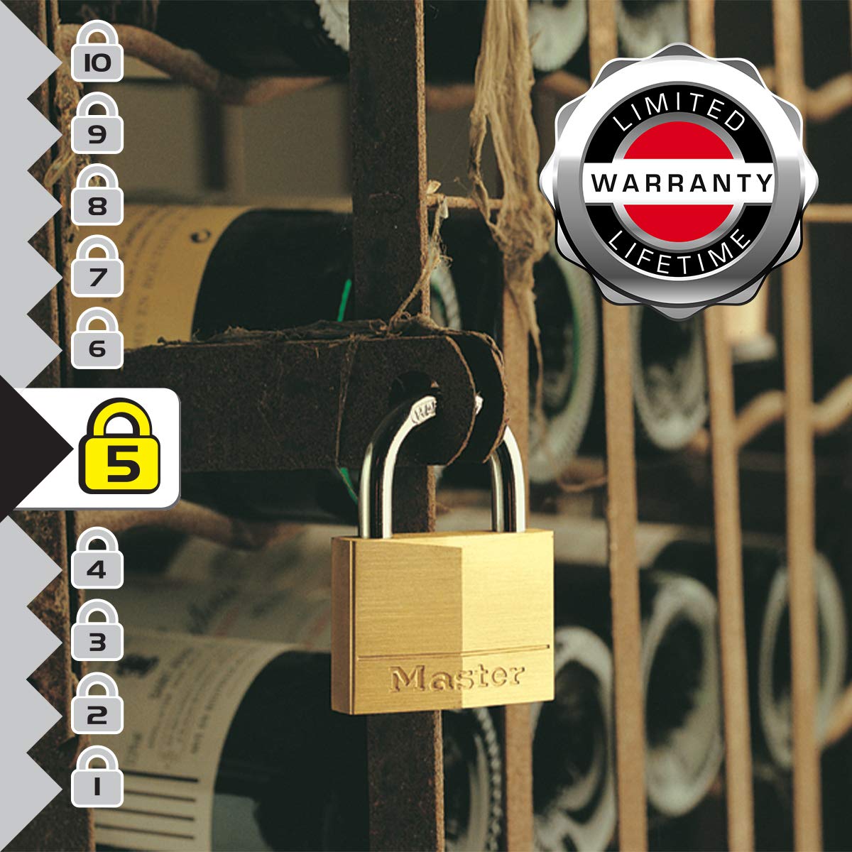 Juego de Candados de Latón Master Lock 40 mm 2 Piezas