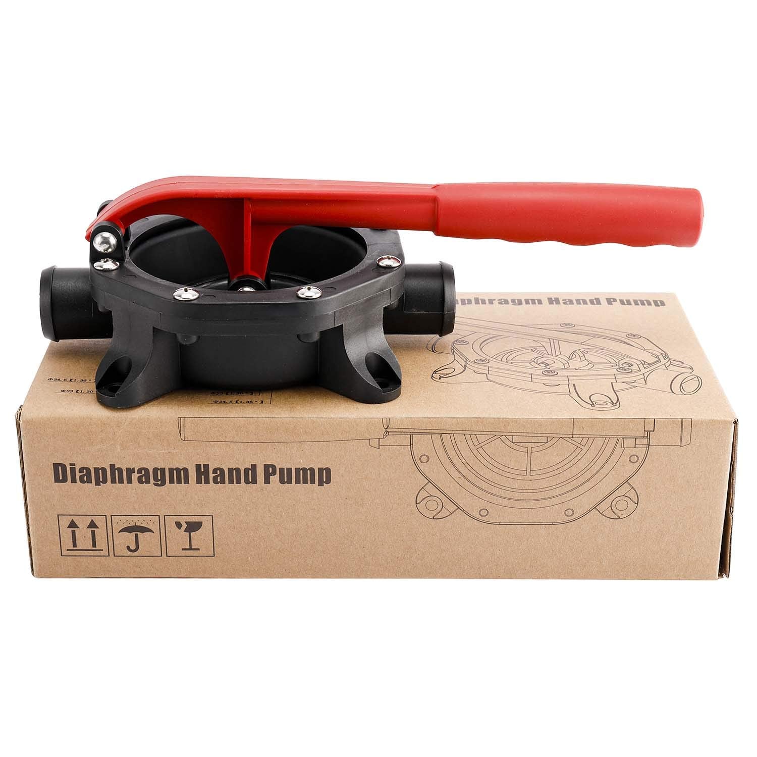 DasMarine Bomba de sentina Manual, Bomba de Mano Robusta, pequeña Bomba de sentina Manual, succión Fuerte