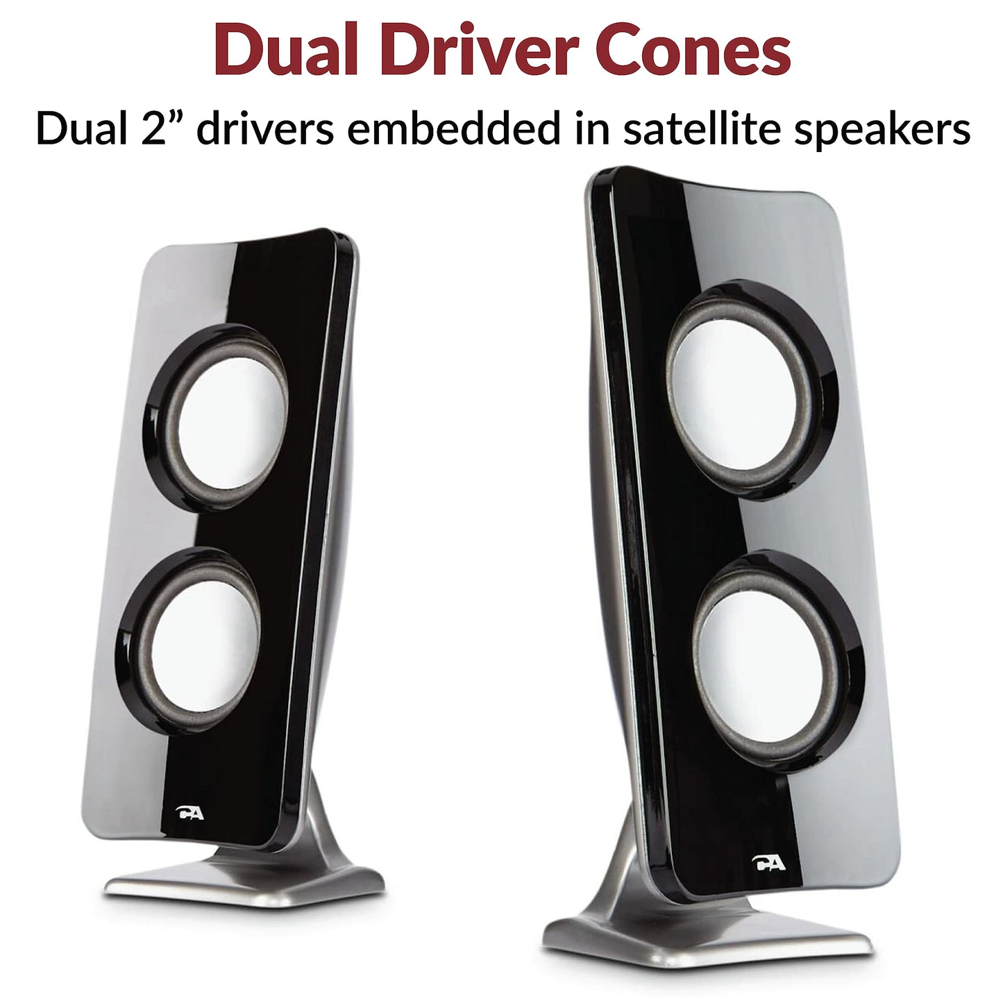 Cyber Acoustics Booming Curve Series Inmersión 62 W Sistema de Altavoces con Control Pod (ca-3610)