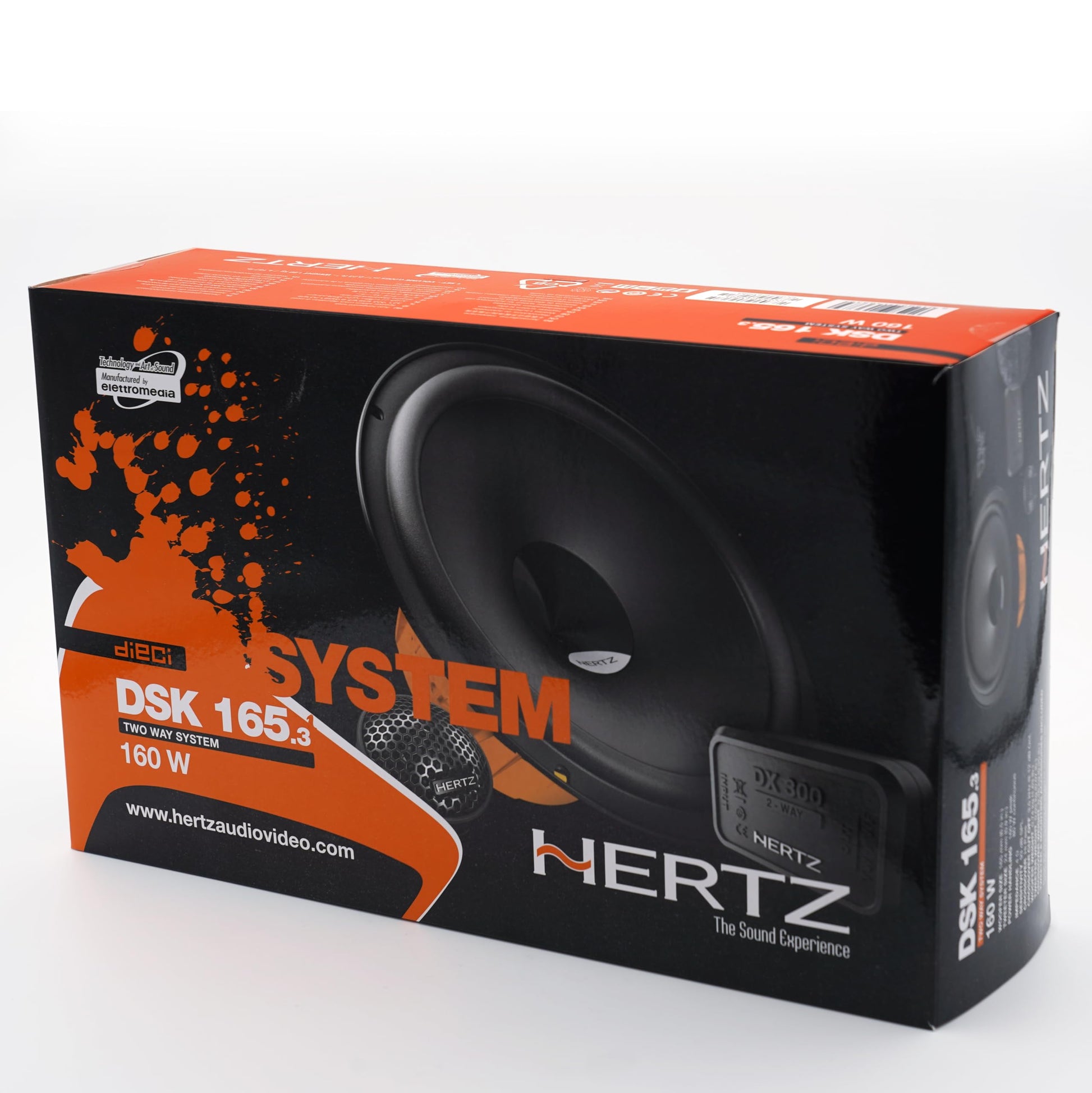Hertz Audio - Sistema de altavoces por componentes DSK 165.3 de 6-1/2 pulgadas y 2 vías de la serie Dieci (DSK165.3)