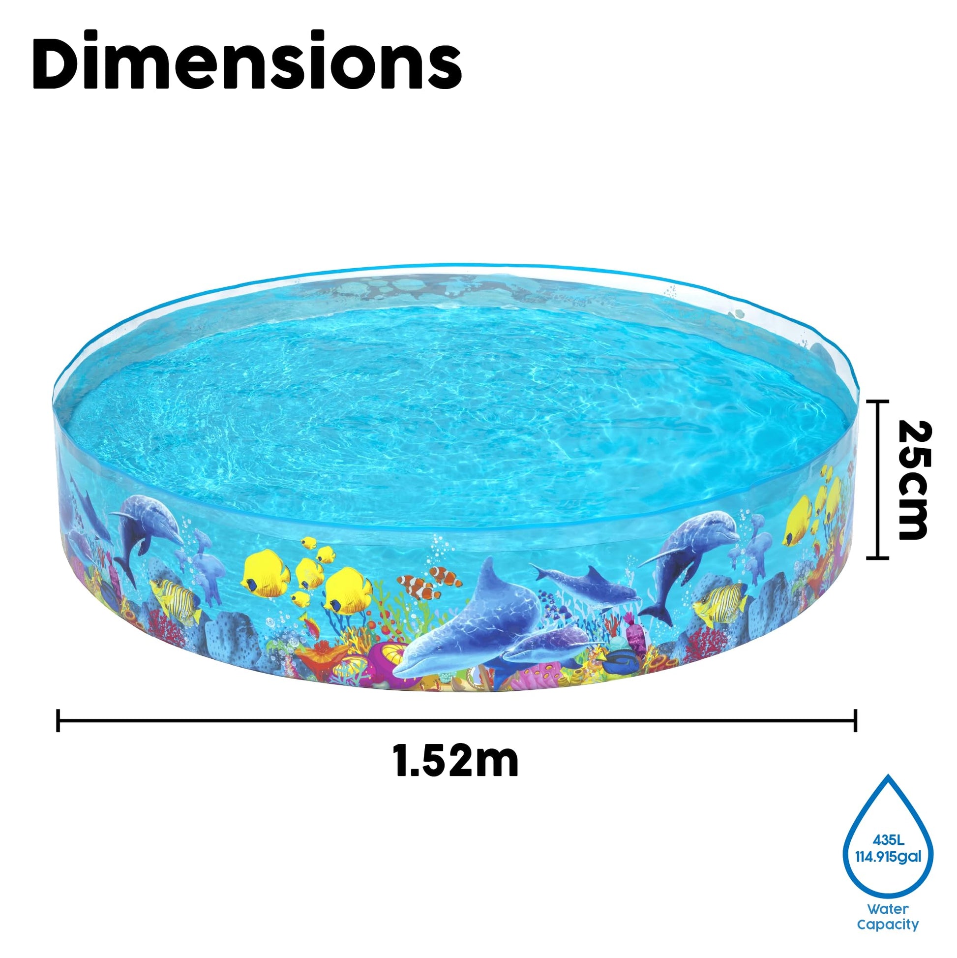 Bestway Fill-N-Fun - Piscina para Remo, 96 x 18 Pulgadas