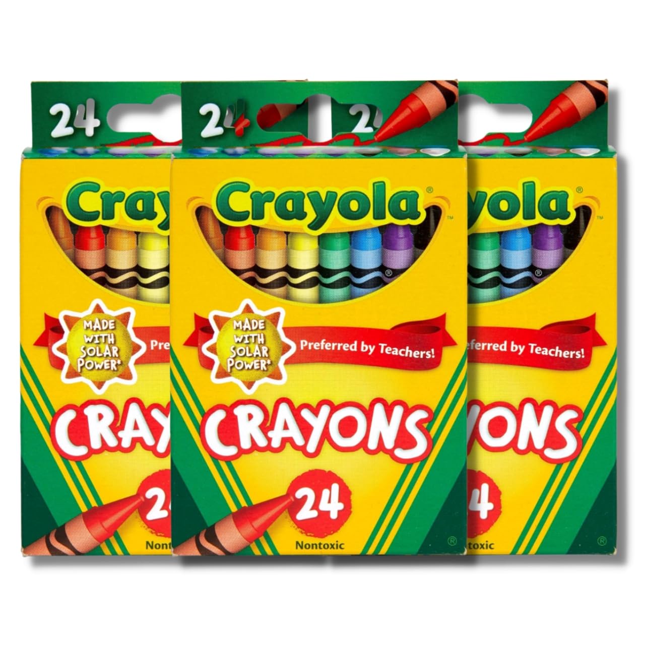 Paquete de lápices de colores clásicos (24 unidades), juego de 3 unidades