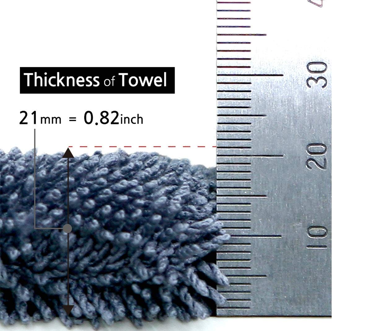 Toalla de Secado de Microfibra, Absorción Superior, Gris, para Coches, Camiones y SUV