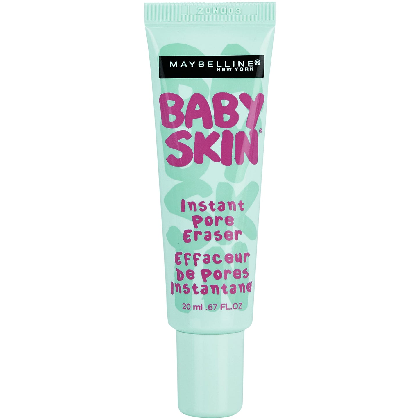 Maybelline Primer Baby Skin Pore Eraser, color Transparente, 20 ml