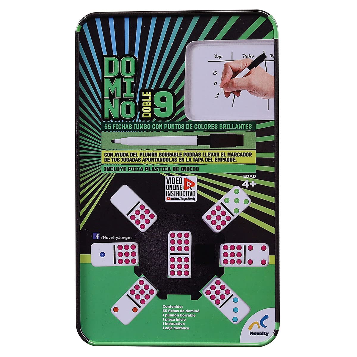 Dominó Doble 9 Novelty Corp