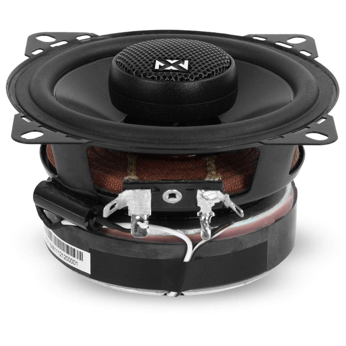 Bocinas Coaxiales para Coche NVX 4 Inch Negro con Tweeters de Domo de Seda