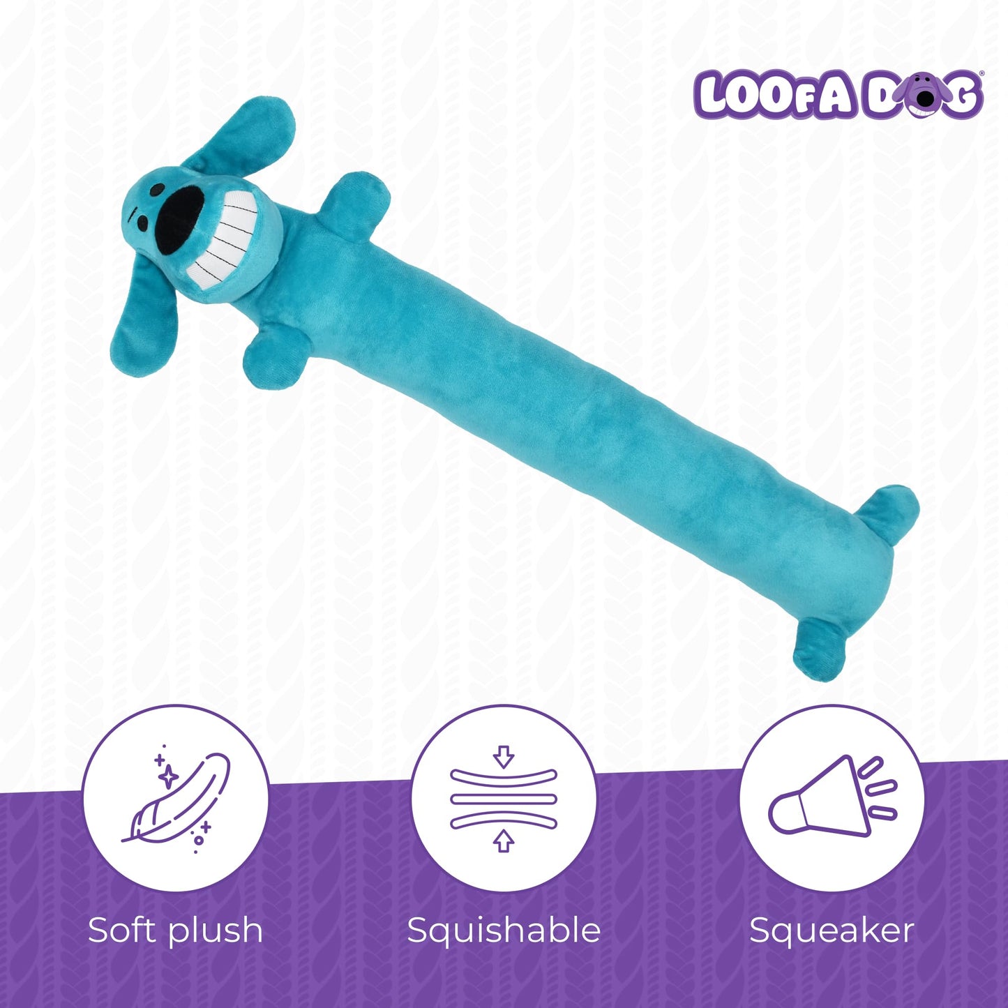 Juguete para Perro Original Loofa Jumbo de Multipet's en Varios Colores, 24 Pulgadas