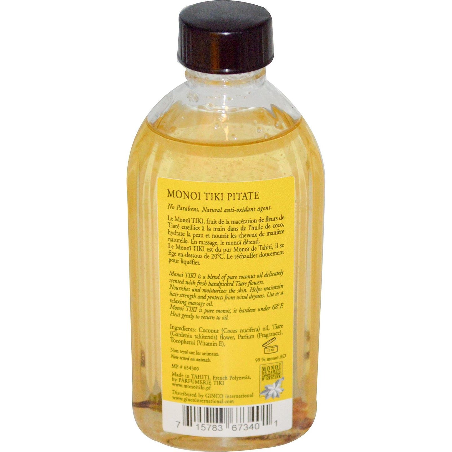 Monoi Tiare Tahiti Pitate Tahiti, Scented Coconut Oil, 4 fl oz by Monoi Tiare