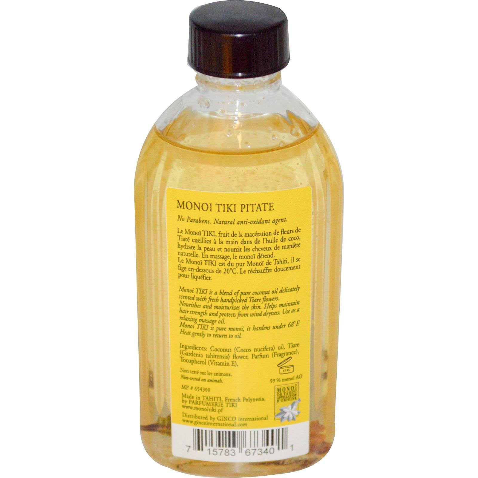 Monoi Tiare Tahiti Pitate Tahiti, Scented Coconut Oil, 4 fl oz by Monoi Tiare