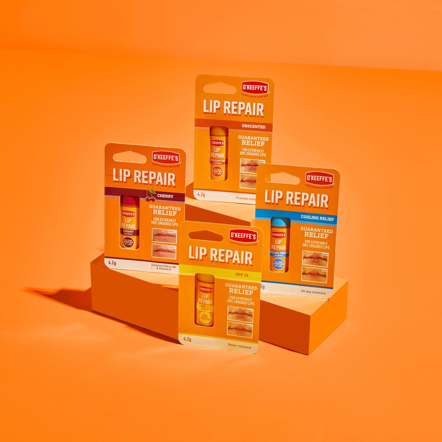 Lápiz de Reparación de Labios O'Keeffe's Refrigeración 6 Unidades