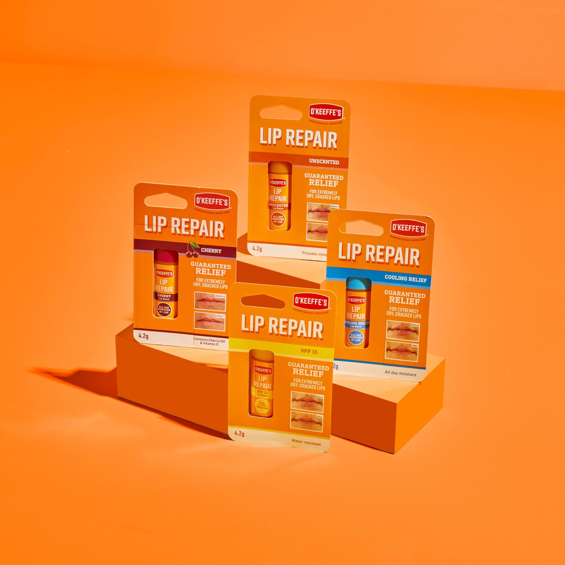 Lápiz de Reparación de Labios O'Keeffe's Refrigeración 6 Unidades