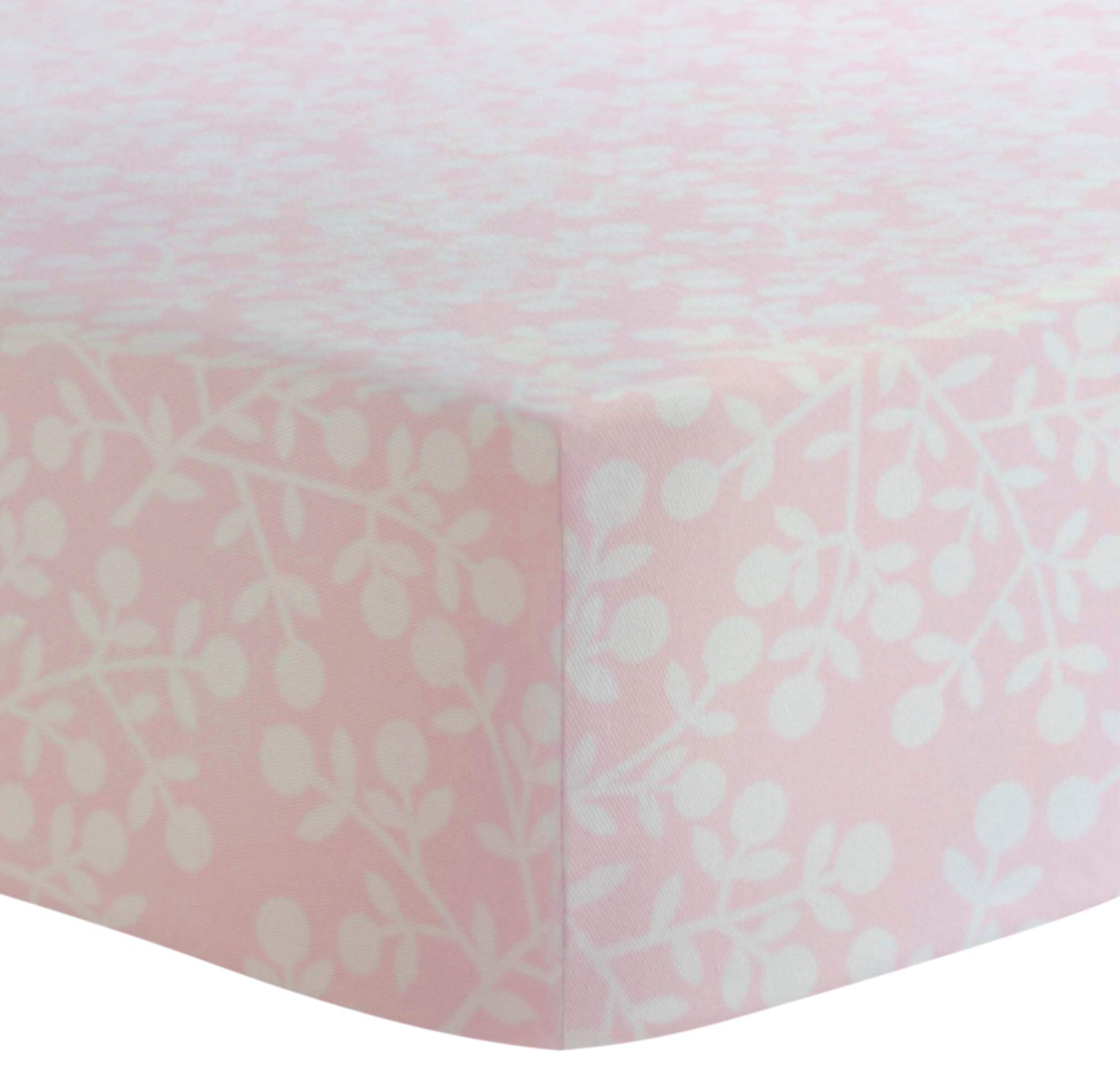 Kushies Funda para cambiador de 1 pulgada, 100% algodón transpirable, fabricado en Canadá, bayas rosas