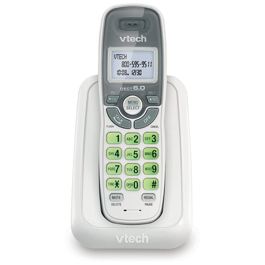Telefono Inalambrico Vtech Detec 6.0 Digital Cs6114 Blanco