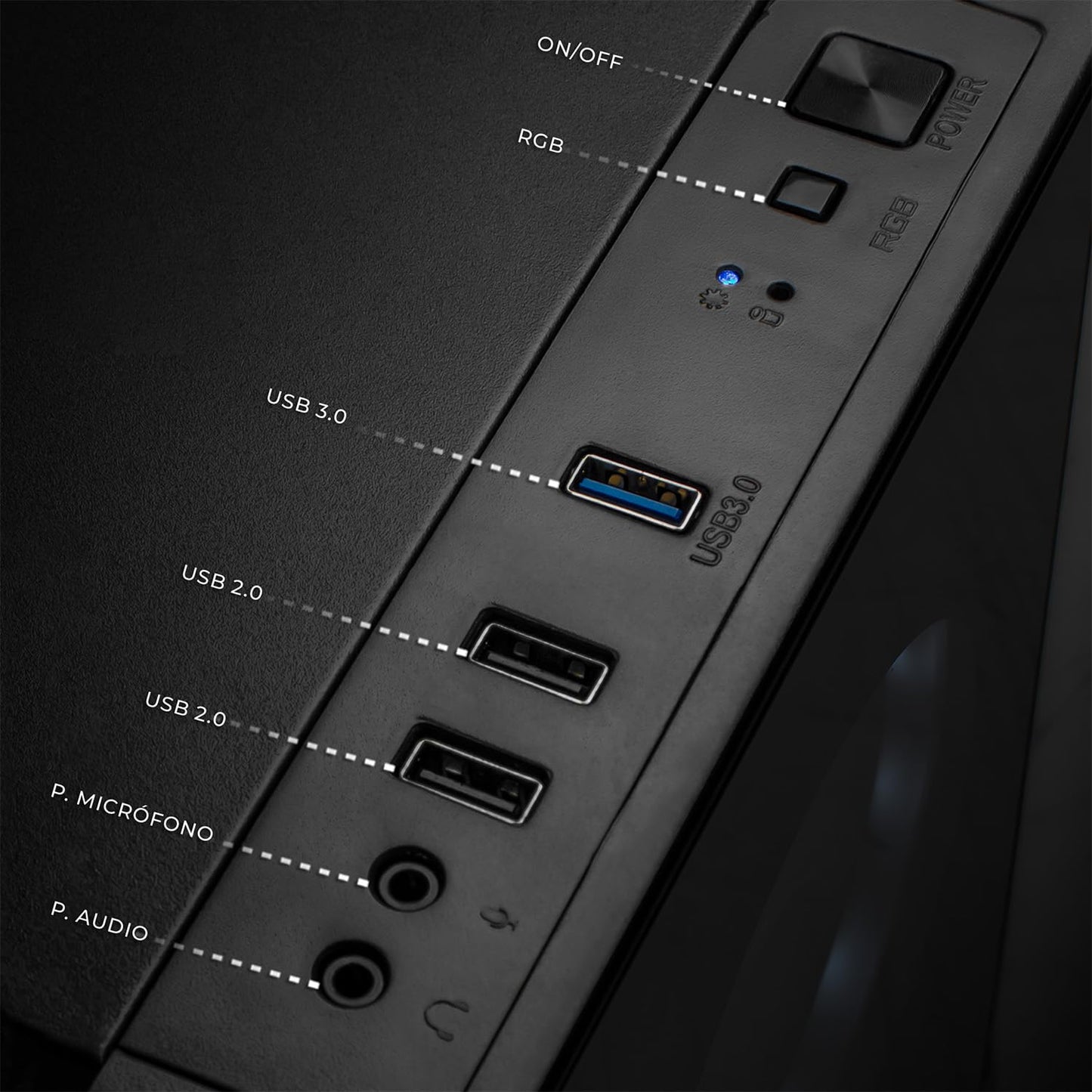 Computadora Gaming Intel Core I9 Dragonfly Negro con Monitor Curvo 27'' SSD 1TB 32GB RAM