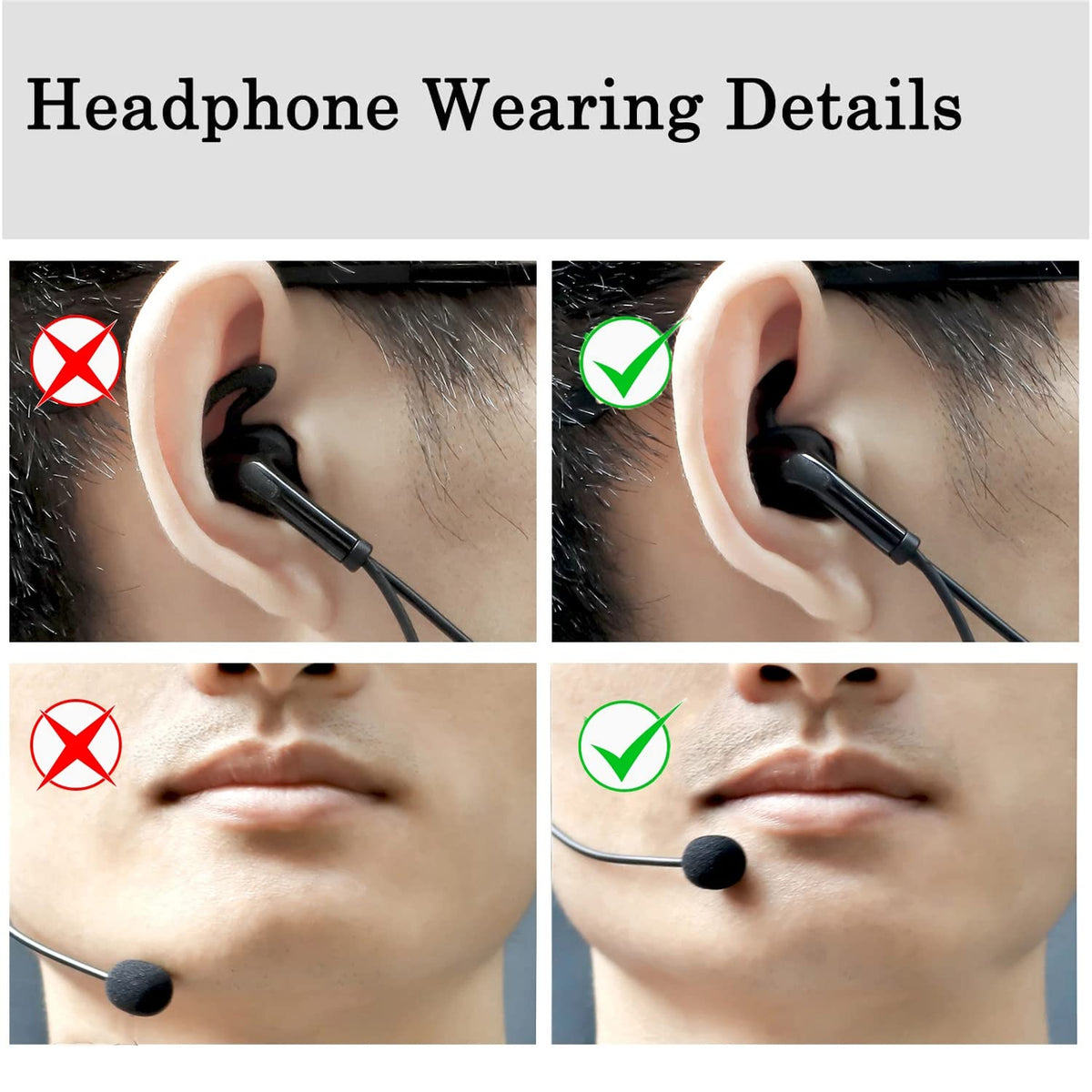 Auriculares MIMIRACLE Tipo C Oreja Izquierda para Árbitro