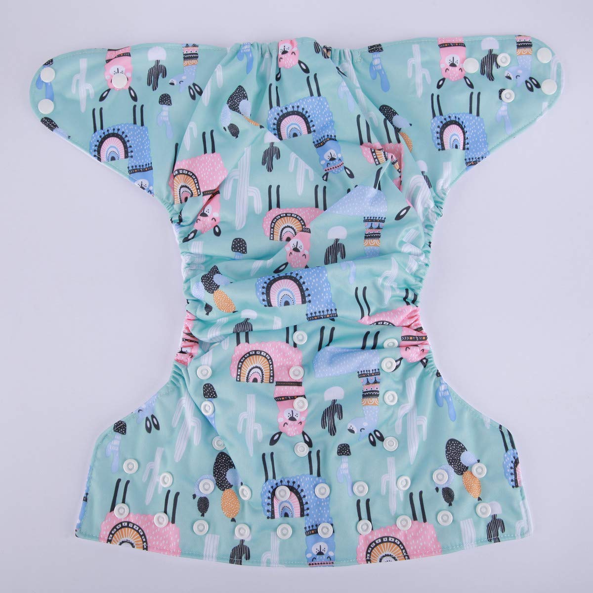 Pañales de tela grande para niños de 2 a 7 años de edad, reutilizable, lavable (Alpaca)