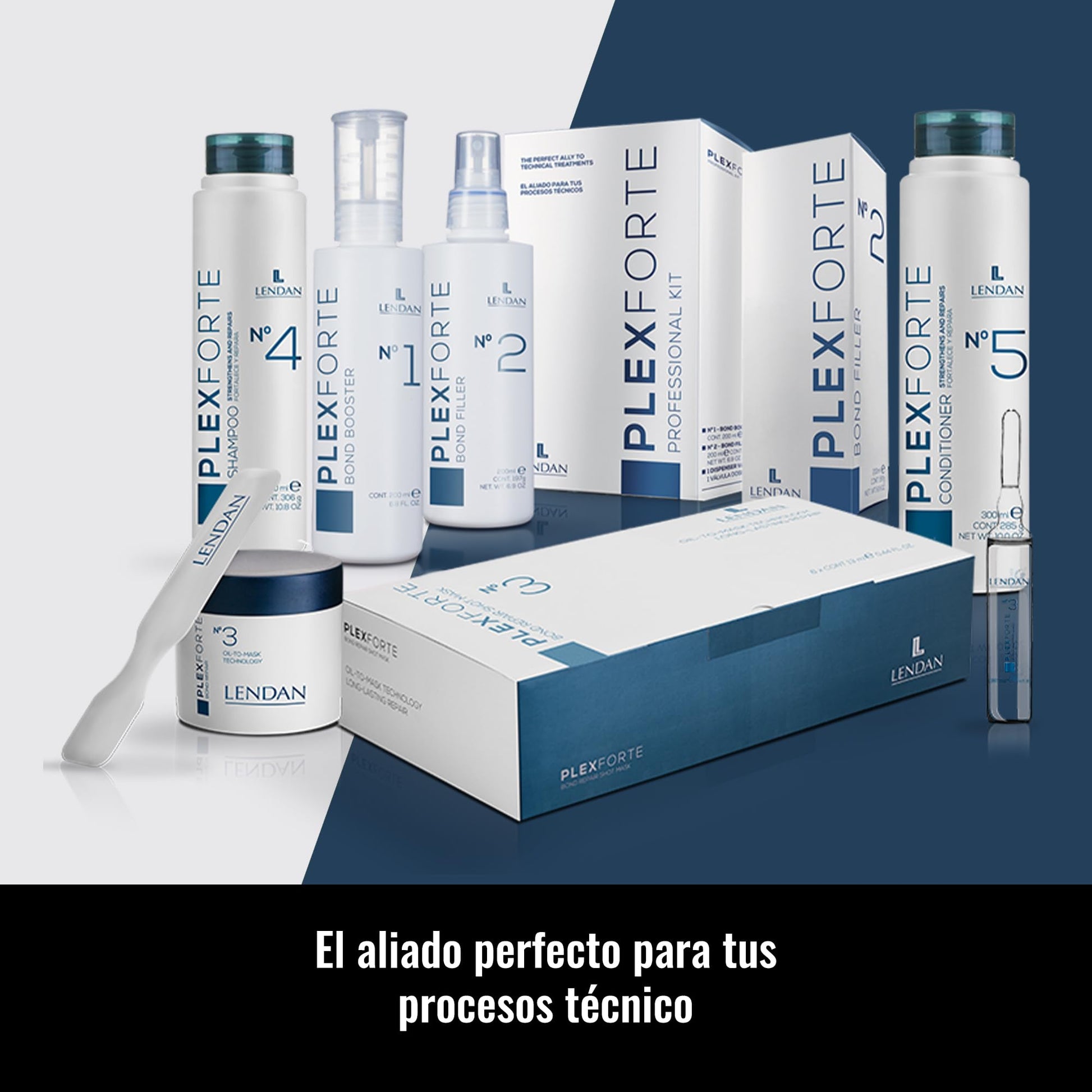 Champú Plex Forte Negro Fortalece y Repara