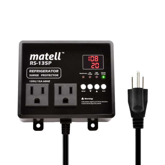 Protector de Sobretensiones Matell para Refrigerador Doble Voltaje con Retardo de Tiempo