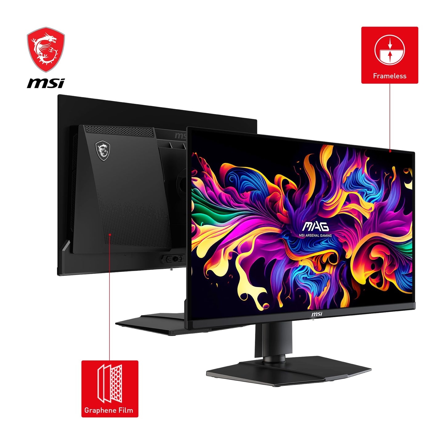 Monitor Gamer MSI MAG 271QPX Negro Panel QD-OLED Innovador