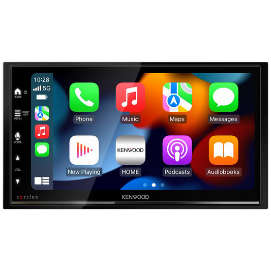 Estéreo de Coche KENWOOD eXcelon Plateado con Pantalla Táctil Capacitiva y Ecualizador de 13 Bandas