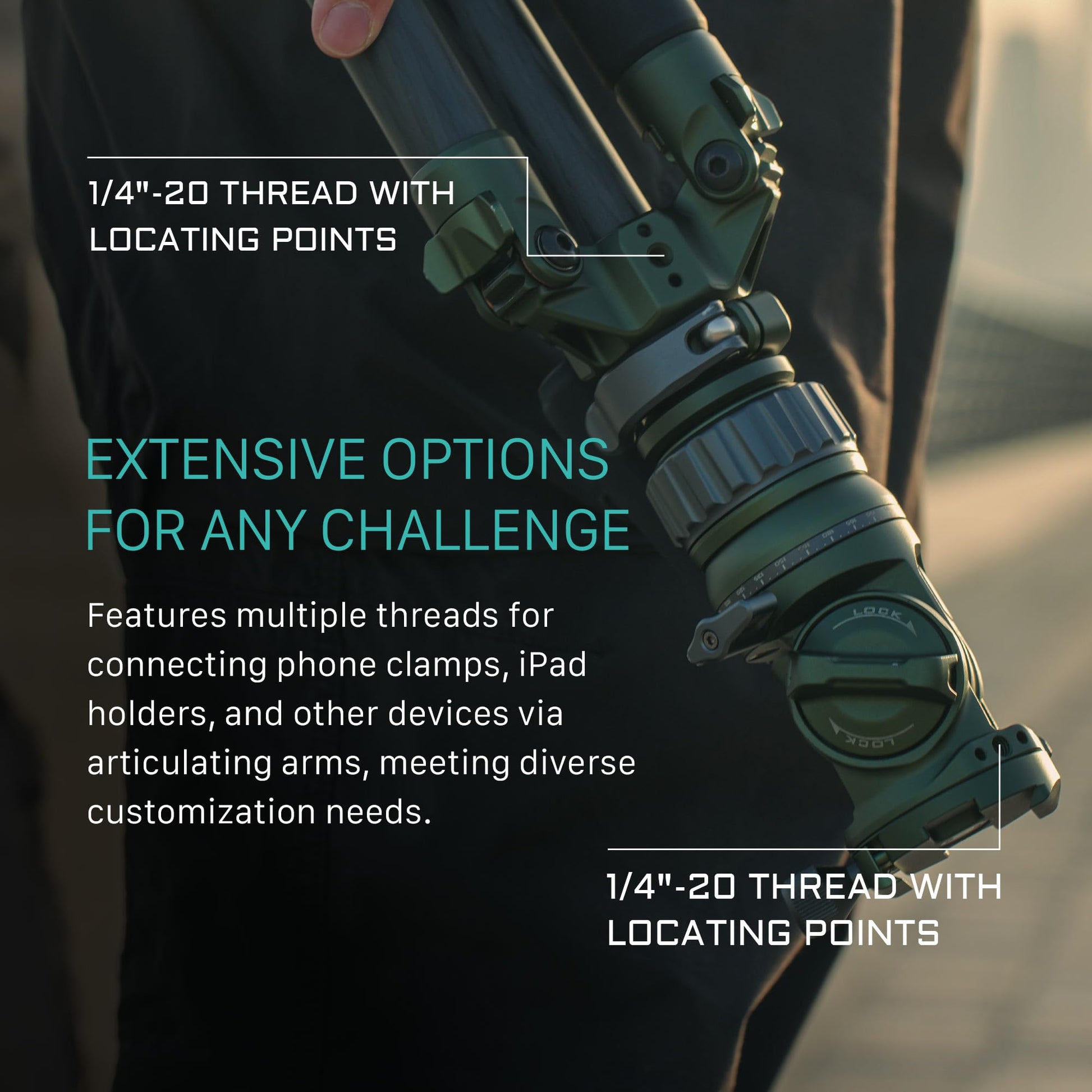 Trípode de Video Tilta Gris Espacial con Cabeza Fluida y Patas de Fibra de Carbono