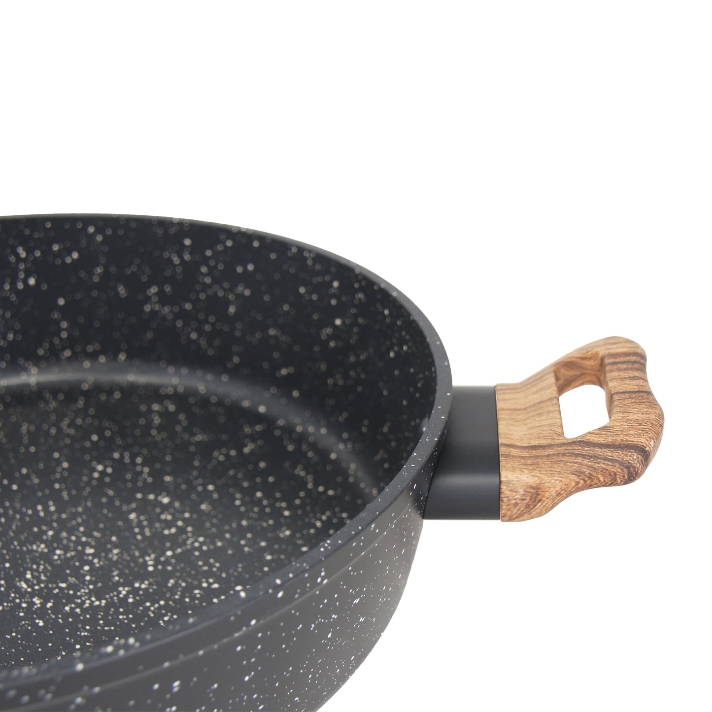 Arrocera Westinghouse Mármol Negro Antiadherente de 24 cm Madera
