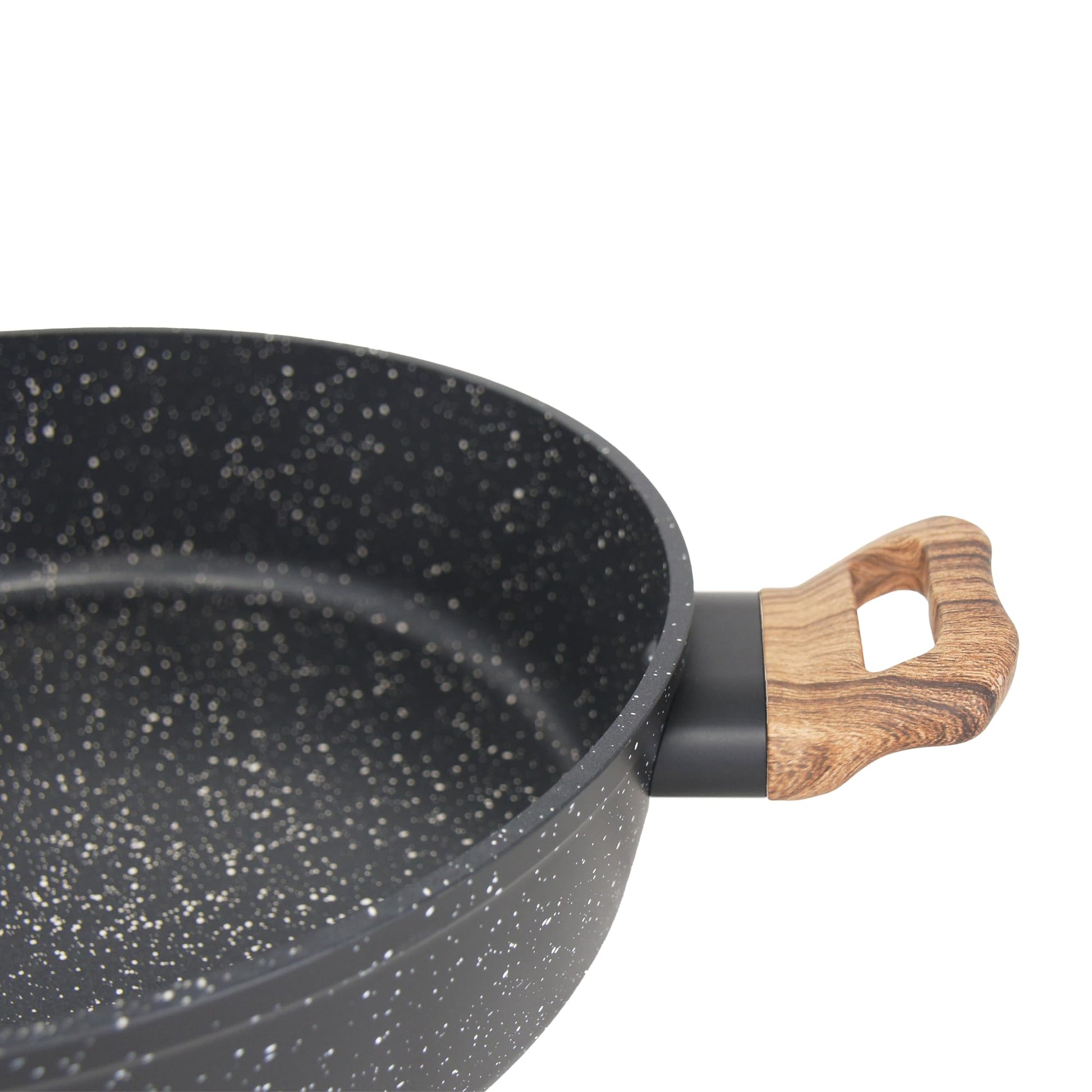 Arrocera Westinghouse Mármol Negro Antiadherente de 24 cm Madera