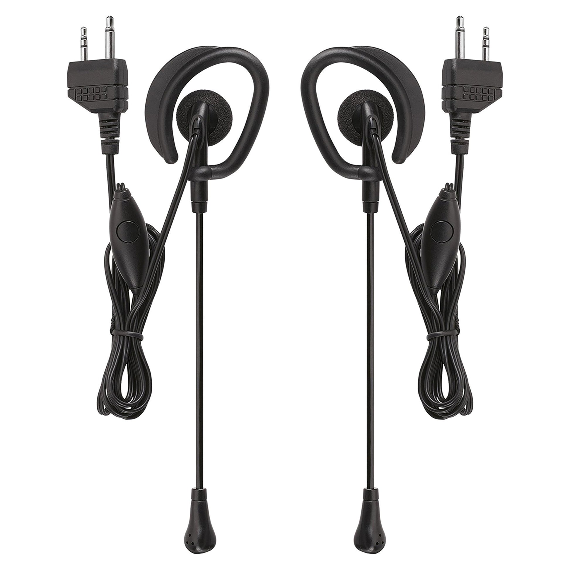 Auricular Básico Midland Negro 2 Pack para Radio de 2 Vías