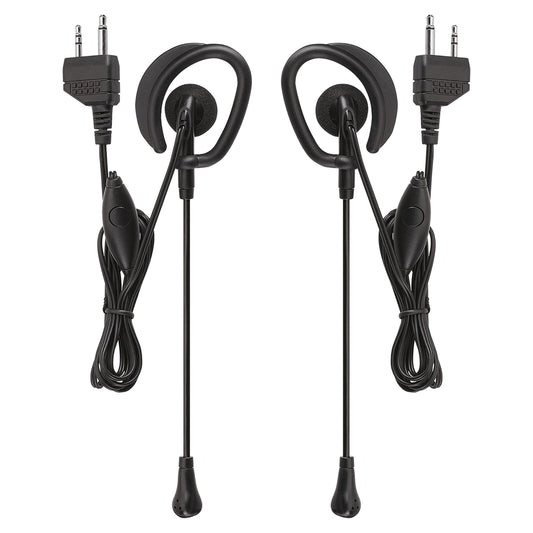 Auricular Básico Midland Negro 2 Pack para Radio de 2 Vías