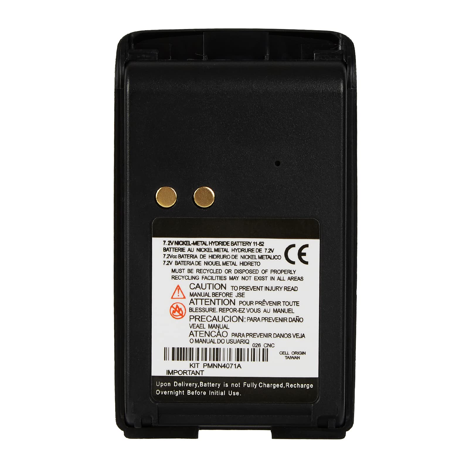 AWEDAS Paquete de 3 pilas BPR40 de 7.2 V con 6 clips para cinturón (actualizado) para Motorola Radio Mag One BPR40 BC130 A6 A8 PMNN4071 PMNN4075 PMNN4075AR PMNN4071A PMNN4071AR PMNN4071AC MAC Batería