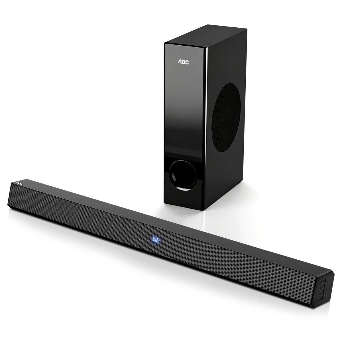 Barra de Sonido AOC ACS3410 Negro con Altavoz Bluetooth de 85 W para Cine en Casa