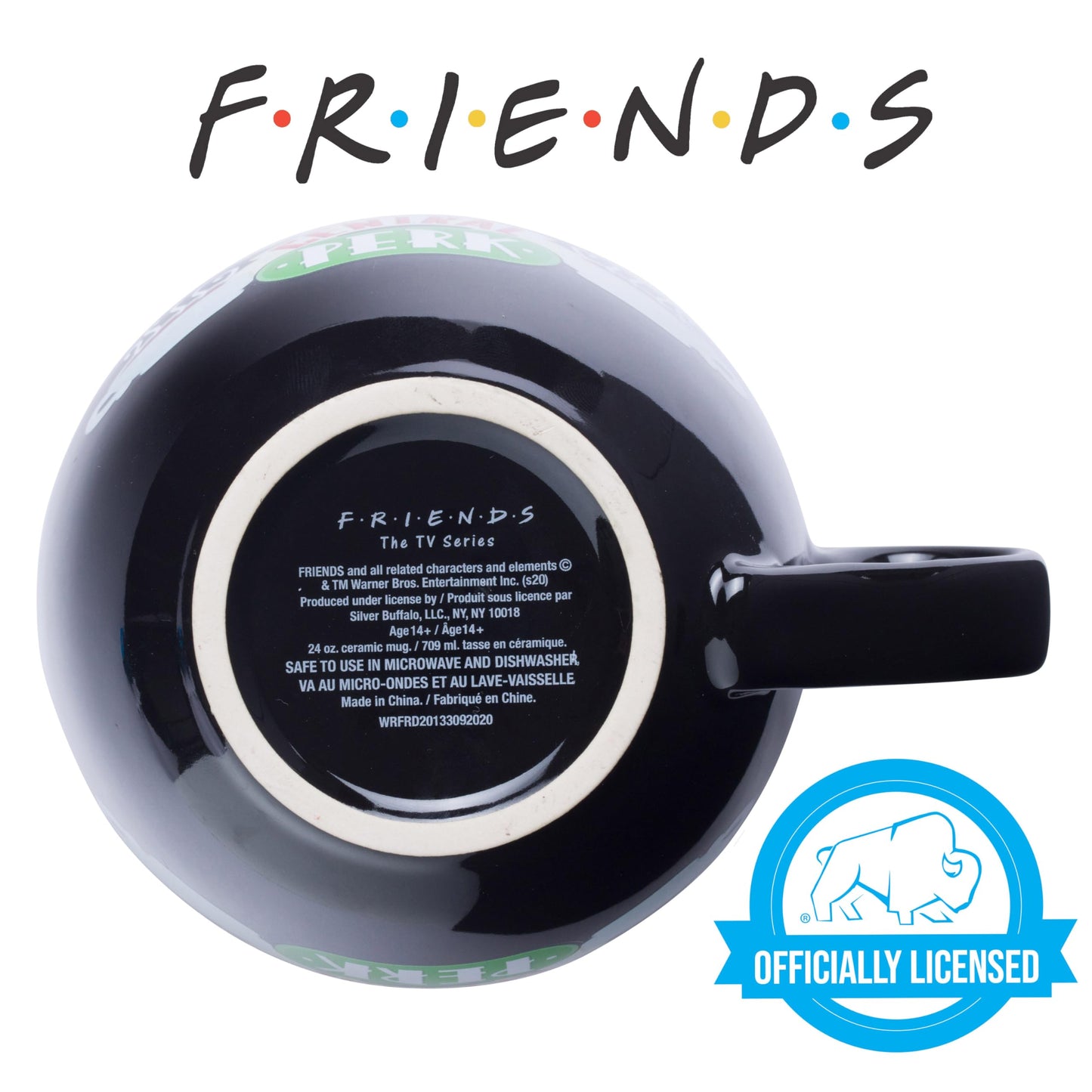 Taza de Sopa Cerámica Silver Buffalo Friends Central Perk Multicolor