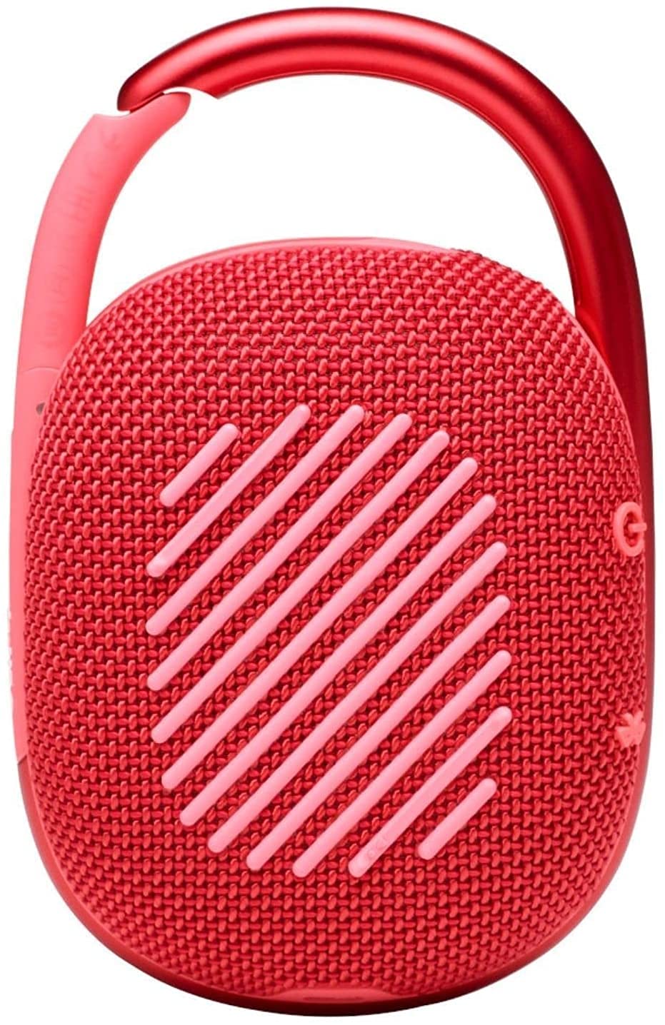 JBL Clip 4 Altavoz Bluetooth portátil, impermeable y a prueba de polvo, IP67, mini altavoz Bluetooth para viajes, exteriores y hogar con 1 llavero de linterna LED (rojo)