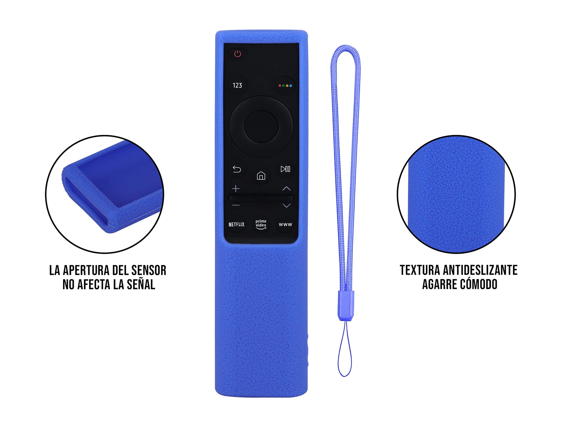 Funda para Control Samsung 4K Smart TV UHD BN59 (Azul)