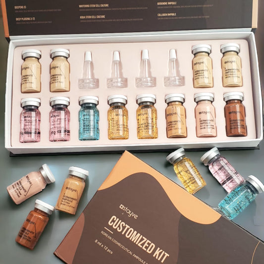 Stayve- Kit personalizado de BB Shine Glow, potenciador y mezcla de pigmentos (12 viales)