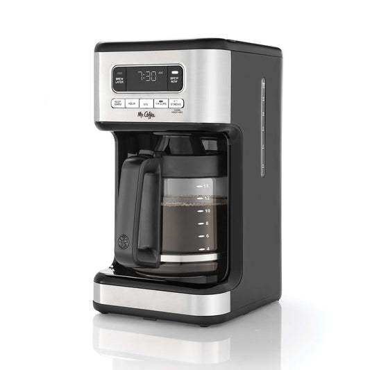 Cafetera Programable Mr. Coffee Acero Inoxidable 14 Tazas