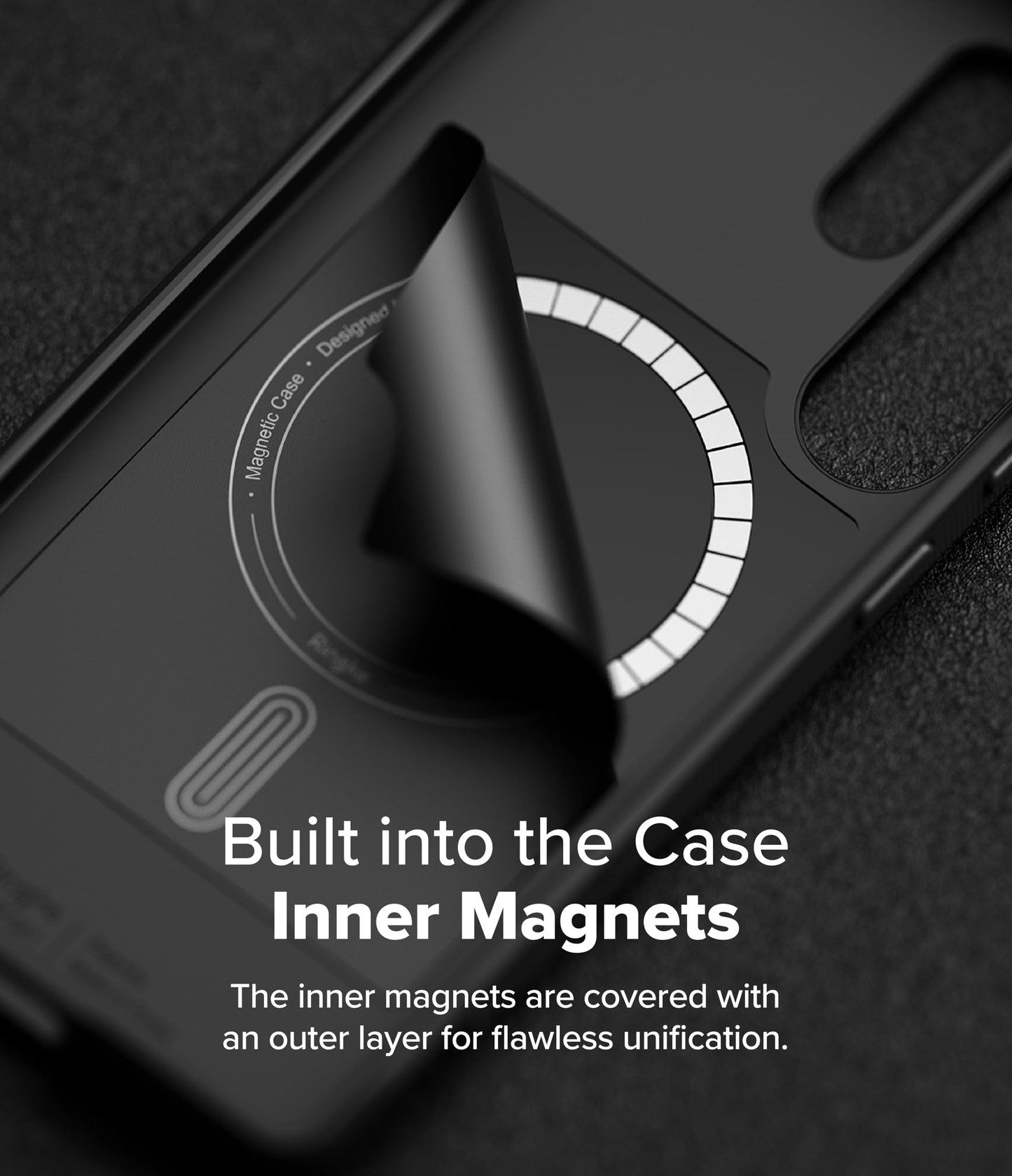 Funda Samsung Galaxy S25 Ultra Ringke Onyx Negro Magnético Antihuellas Antideslizante Compatible con MagSafe