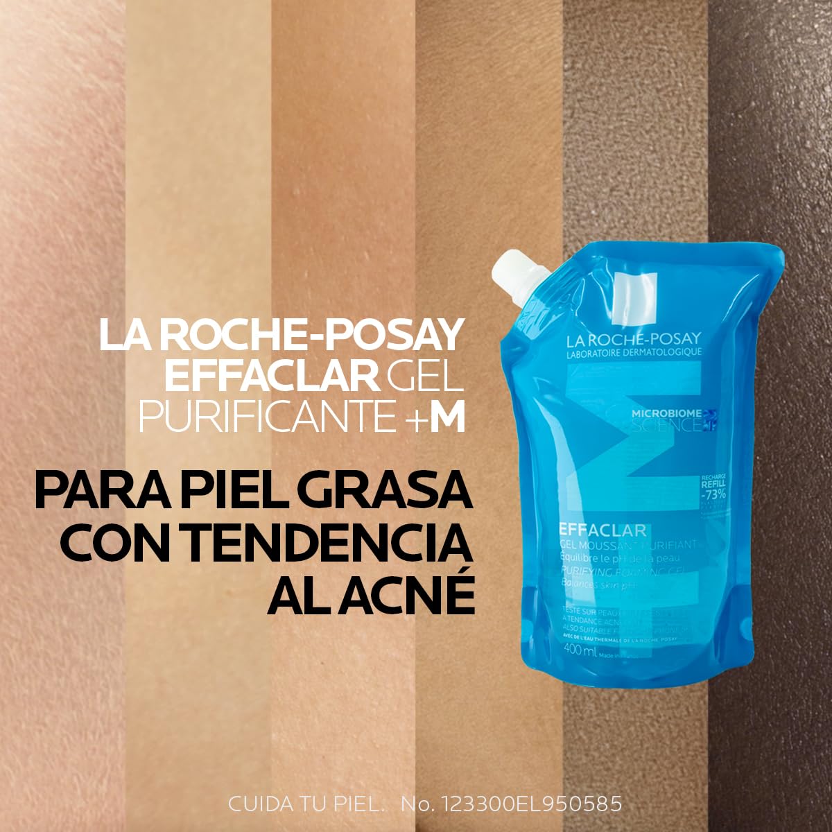 La Roche-Posay Effaclar Gel Purificante +M Refill 400ml