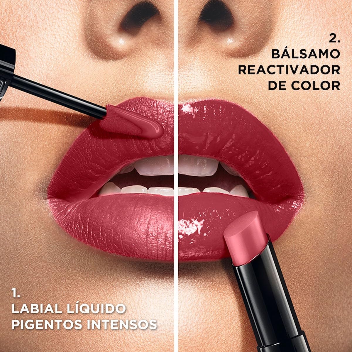 L'Oréal Paris, Infallible 24hr Lipstick, labial de larga duración de dos pasos: líquido y balsamo, Tono 806 Ifinite Intimacy