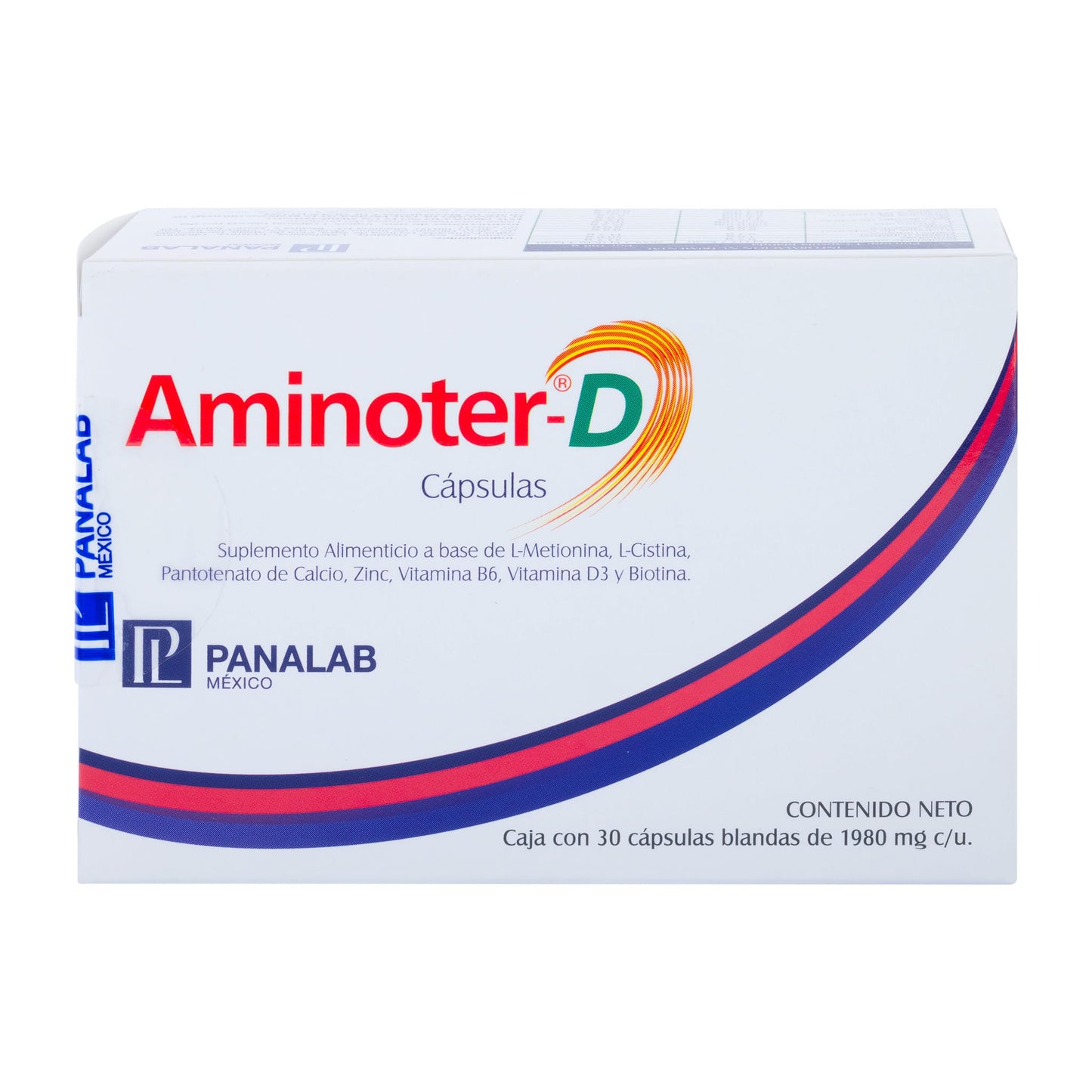 Cápsulas PANALAB Aminoter D 30 Comprimidos