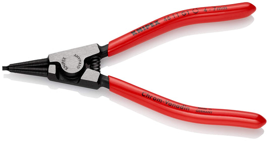 Knipex 46 11 G2 Pinza Para Anillos De Retención Para Anillos De Agarre En Ejes Acabado Pavonado 140 Mm