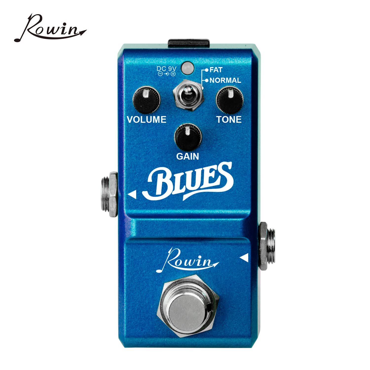 LN-321 Pedal de Blues Respuesta de frecuencia de amplio rango Pedal de efecto Overdrive de estilo Blues para guitarra