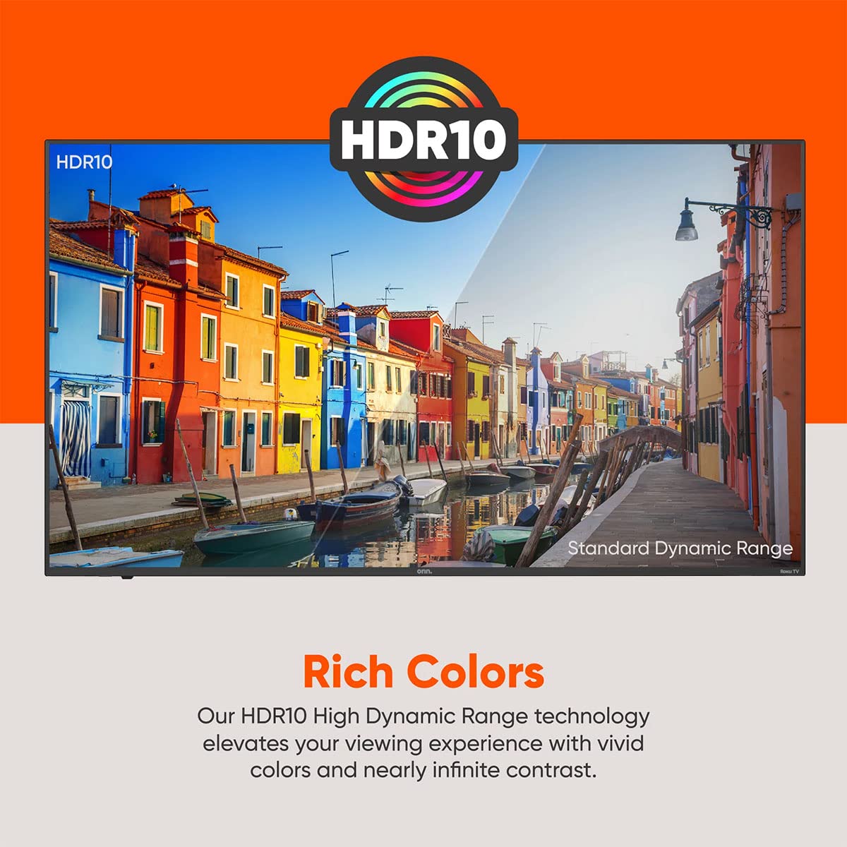 Televisión LED UHD Smart 4K 55 Pulgadas ONN Negro con HDR y Compatibilidad Alexa Google Asistente Reacondicionado