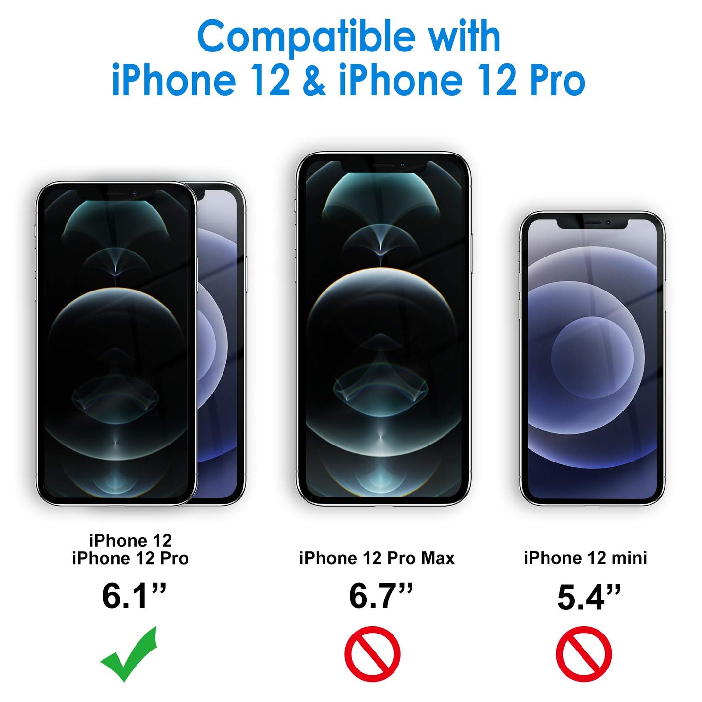 JETech Funda para iPhone 12/12 Pro 6,1 Pulgadas, Anti-Amarillo Carcasa Anti-Choques y Anti- Arañazos (Transparente)