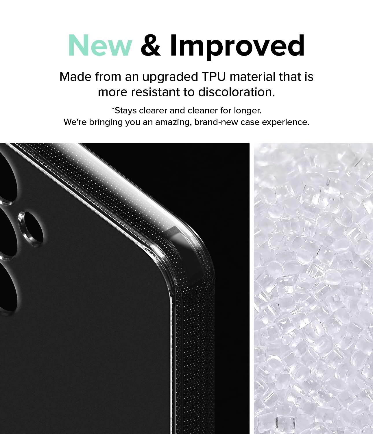 Funda Ringke Fusion Transparente Mate Anti Huella para Samsung Galaxy S23 FE