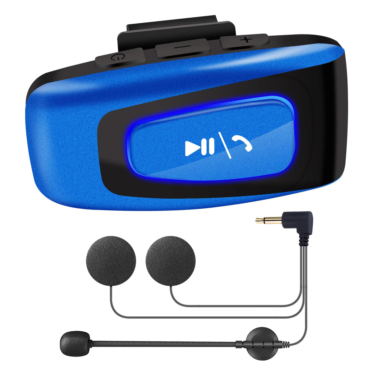 Casco de Motocicleta VR-robot Bluetooth Alta Duración de Batería Auriculares Integrados