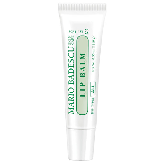 Mario Badescu Bálsamo labial hidratante original para labios secos y agrietados, infundido con aceite de coco y manteca de karité, humectante de cuidado ultra nutritivo para una sensación suave, tersa y flexible, 10 gr