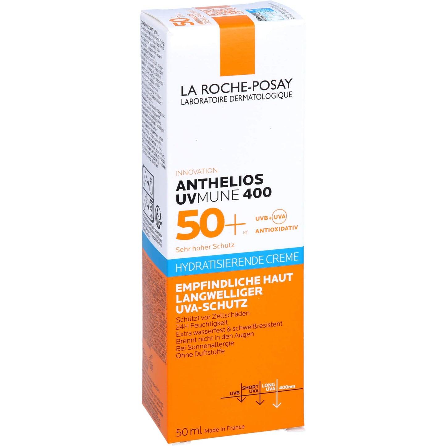 La Roche Posay Anthelios UV Mune 400 Crema sin Color 50 ml