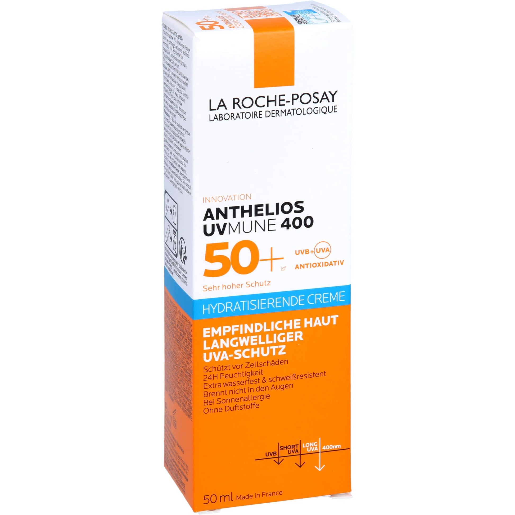 La Roche Posay Anthelios UV Mune 400 Crema sin Color 50 ml